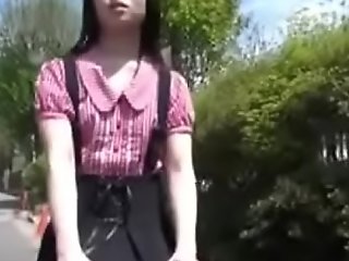 Delicious Japanese young girl with extract briefly hairless pussy