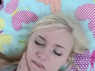 Sleepover Babe Screwed by Man to a Long Dick