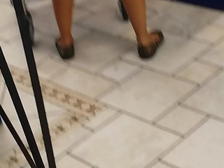 Candid latina booty shorts onwards laundry sandals with flats