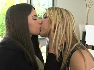 Amazing Sex Scene On Camera Between Teen Lesbians Girls (Kenna James &_ Aspen Rae) clip-16