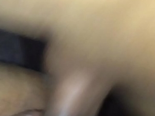 Shorty bouncing on my dick in backseat